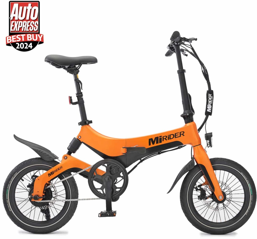 MiRiDER One Folding Electric Bike Ember Orange