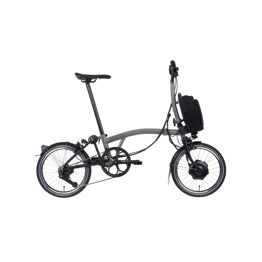 Brompton P-Line Urban Mid Bar With Lights 2022 Storm Grey