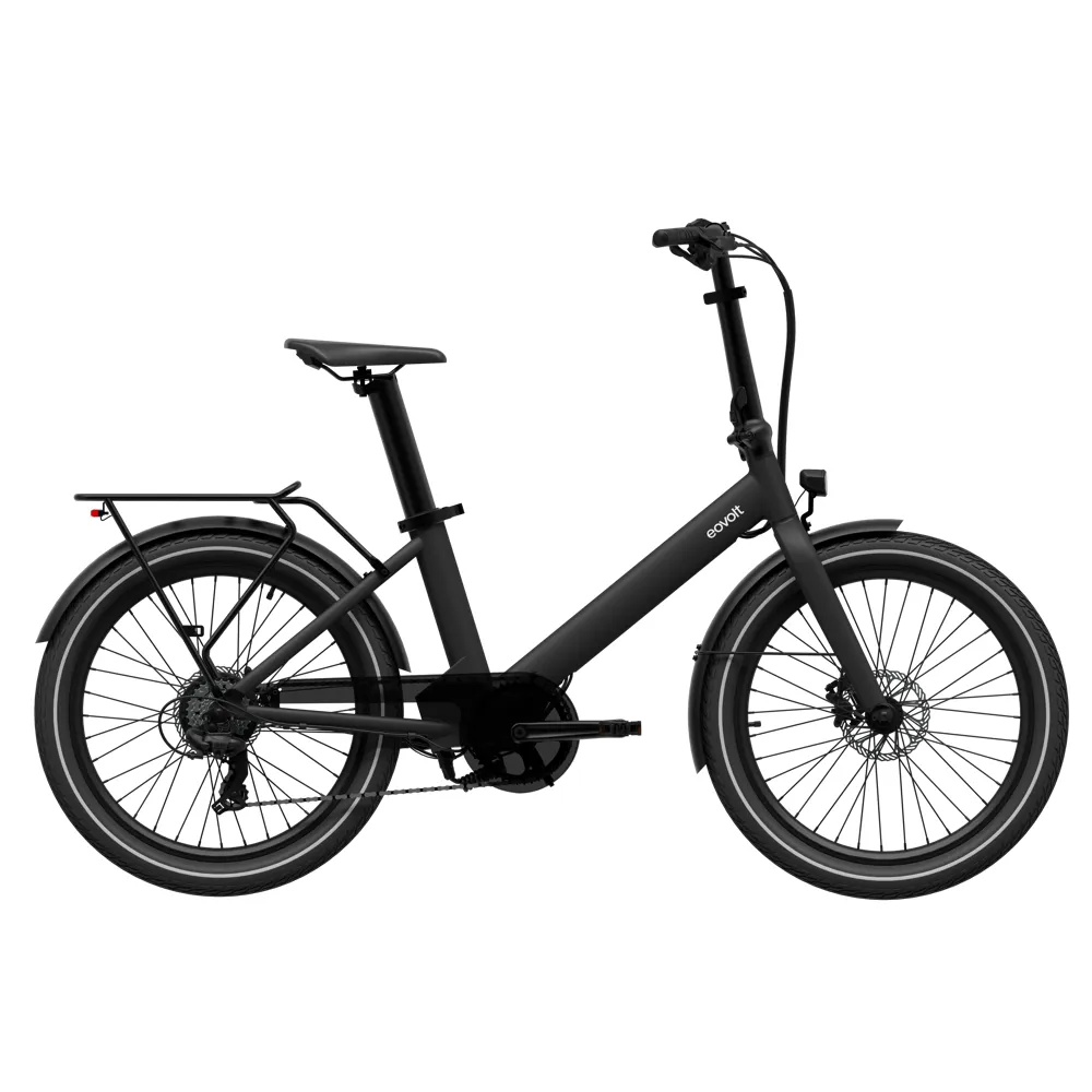 Eovolt Evening Compact Electric Bike 24in Wheel 2023 Onyx Black