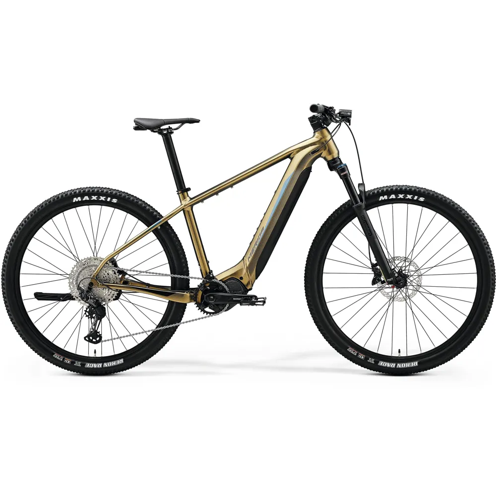 Merida eBig Nine 775 Electric Bike 2023 Gold/Blue/Black