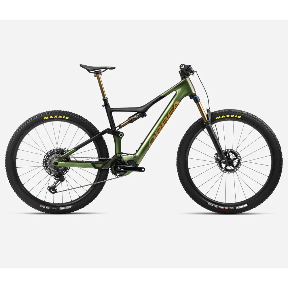Orbea Rise M-LTD Electric Bike 2024 Chameleon Goblin Green/Black