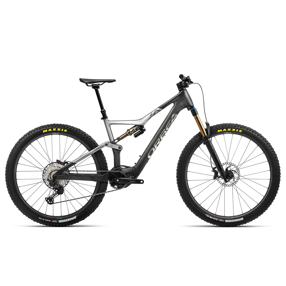 Orbea Rise M10 Electric Mountain Bike 2023 Carbon Raw/Shark Grey