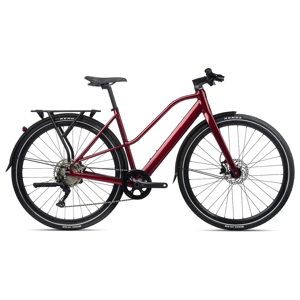 Orbea Vibe MID H30 EQ Electric Bike 2022/23 Metallic Dark Red