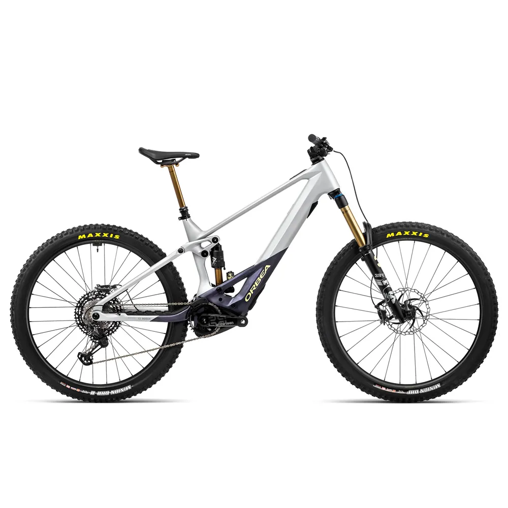 Orbea Wild M-LTD Electric Mountain Bike 2023 Halo Silzver/ Tanzanite Carbon