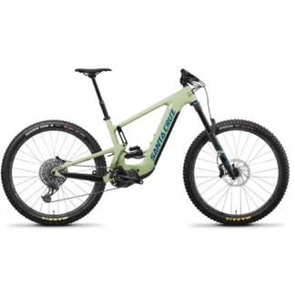 Santa Cruz Heckler C S 29 Electric Bike 2023 Gloss Avocado Green