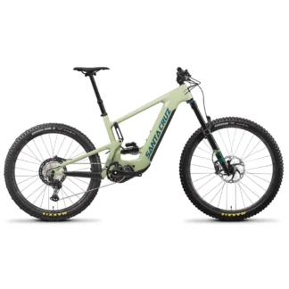 Santa Cruz Heckler C XT MX Electric Bike 2023 Gloss Avocado Green
