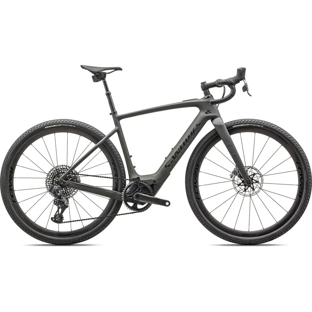 Specialized Creo 2 S-Works Carbon Electric Road Bike 2024 Fstgrn Carb/Dark Moss/Green Speckle