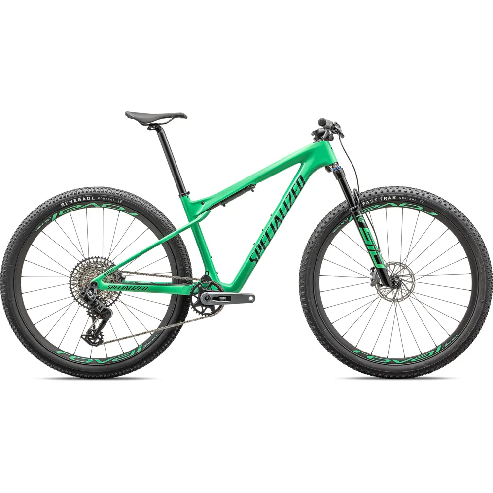 Specialized Epic World Cup Expert Mountain Bike 2024 Gloss Electric Green/Forest Green Pearl