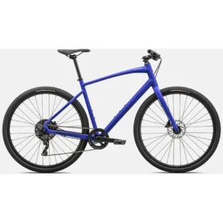 Specialized Sirrus X 3.0 Hybrid Bike 2024 Gloss Saphire/Satin Reflective White/Electric Green Speckle Graphic
