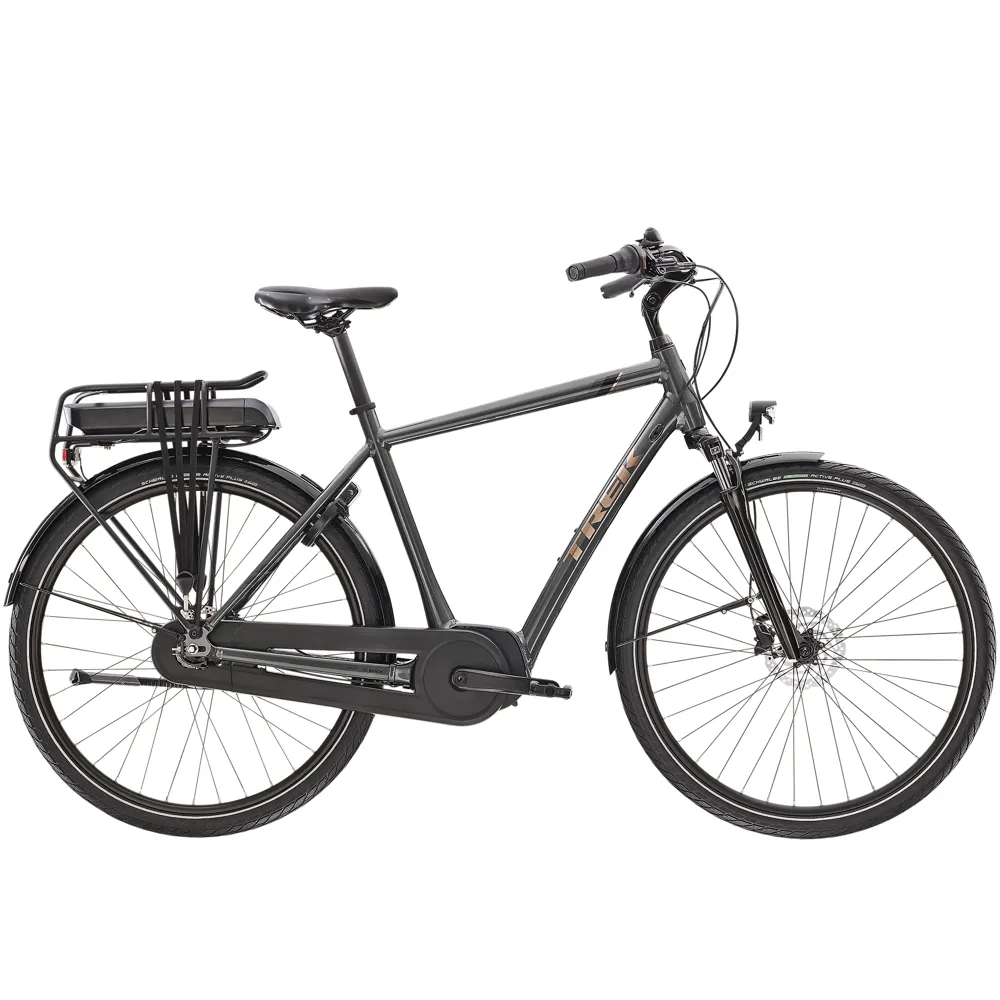 Trek District+ 1 Electric Hybrid Bike 2023 Lithium Grey