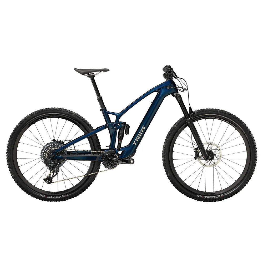Trek Fuel EXe 9.8 GX AXS Electric Mountain Bike 2023 Mulsanne Blue