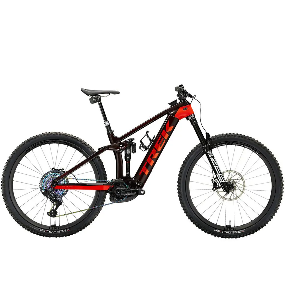 Trek Rail 9.9 XX1 Electric Mountain Bike 2022 Red Smoke/Viper Red