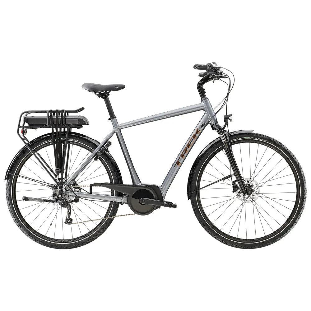Trek Verve+ 1 300WH Electric Bike 2023 Galactic Grey