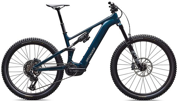 Specialized 2026 Turbo Levo 4 Comp Alloy Full Suspension Electric Mountain Bike S6 Gloss Deep Lake Metallic / Dune white - Cycles UK