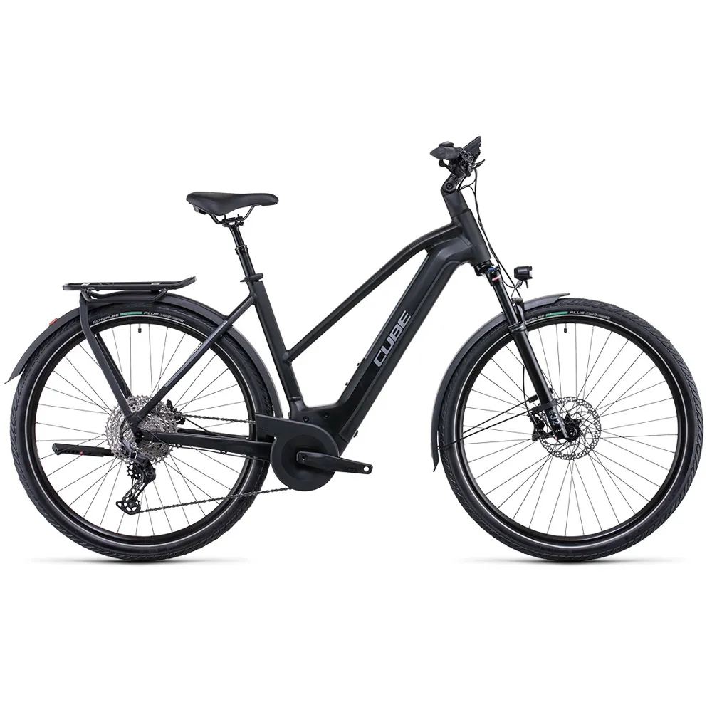 Cube Kathmandu Hybrid EXC 750 Trapeze Electric Bike Black/Silver 2022