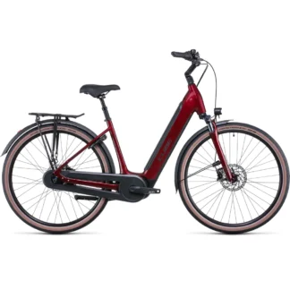 Cube Supreme Hybrid Pro 500 Easy Entry Electric bike 2022 Red/Black