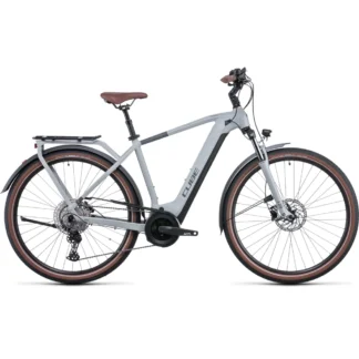 Cube Touring Hybrid Pro 625wh 11spd Disc Electric Bike Lunar Grey 2022
