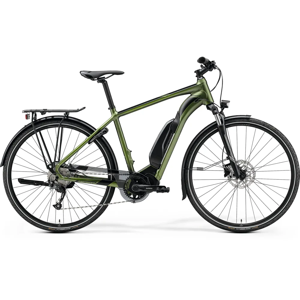 Merida Espresso 300 SE EQ Electric Bike 2022 Green/Grey