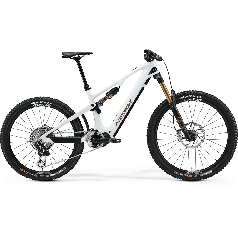Merida eOne-Sixty 10K Electric Bike 2024 White/Bronze